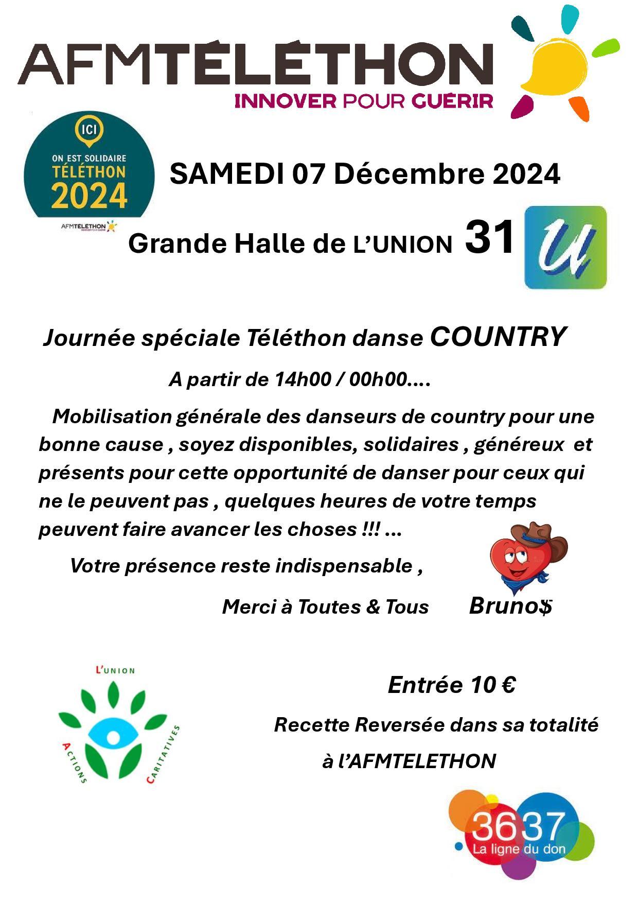 2024 12 07 telethon l union affiche